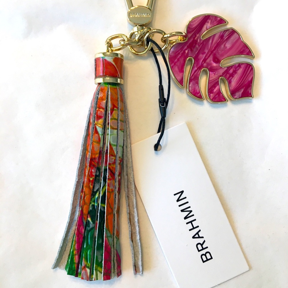 Brahmin palm leaf Utopia Tassel NWT